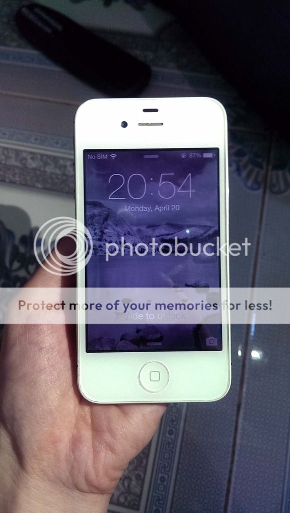 Iphone 4S 16gb white, Quốc Tế mới 99% fullbox Zin 100%, MÁY, KHAY SIM, HỘP Trùng IMEI - 1