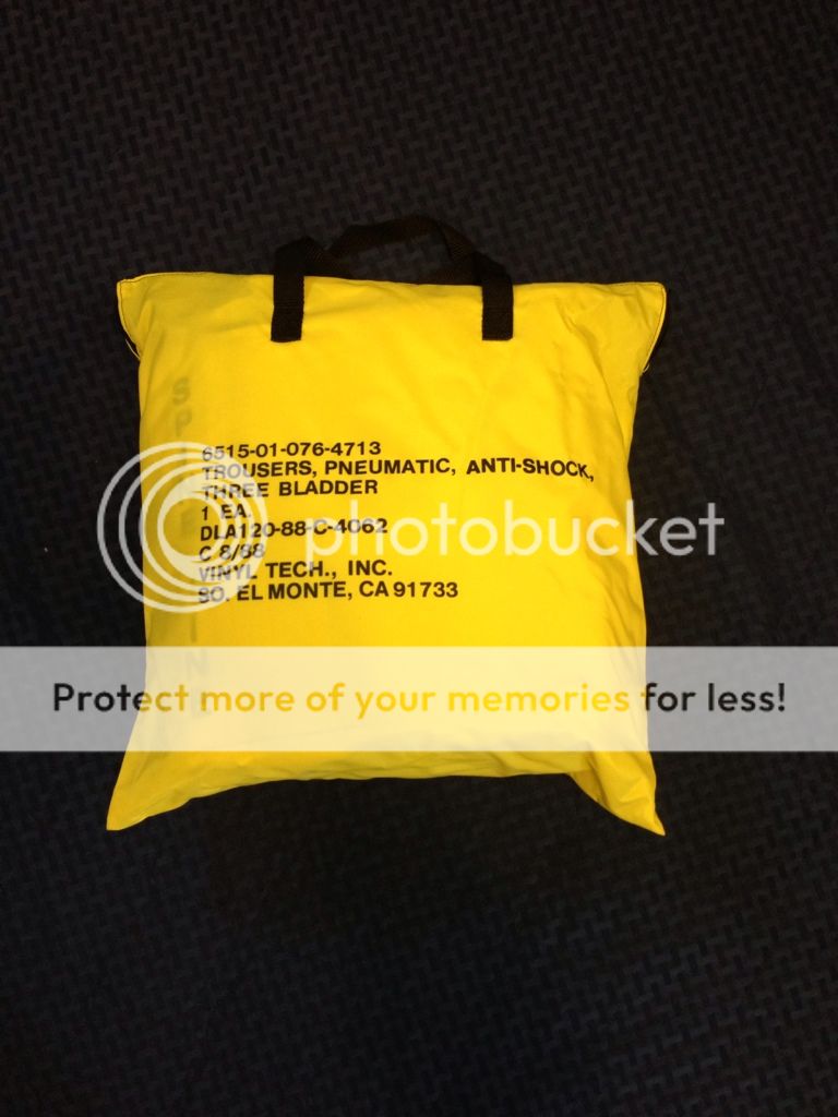 PNEUMATIC ANTI SHOCK TRAUMA TROUSERS AIR PANTS VINYL TECH EMERGENCY