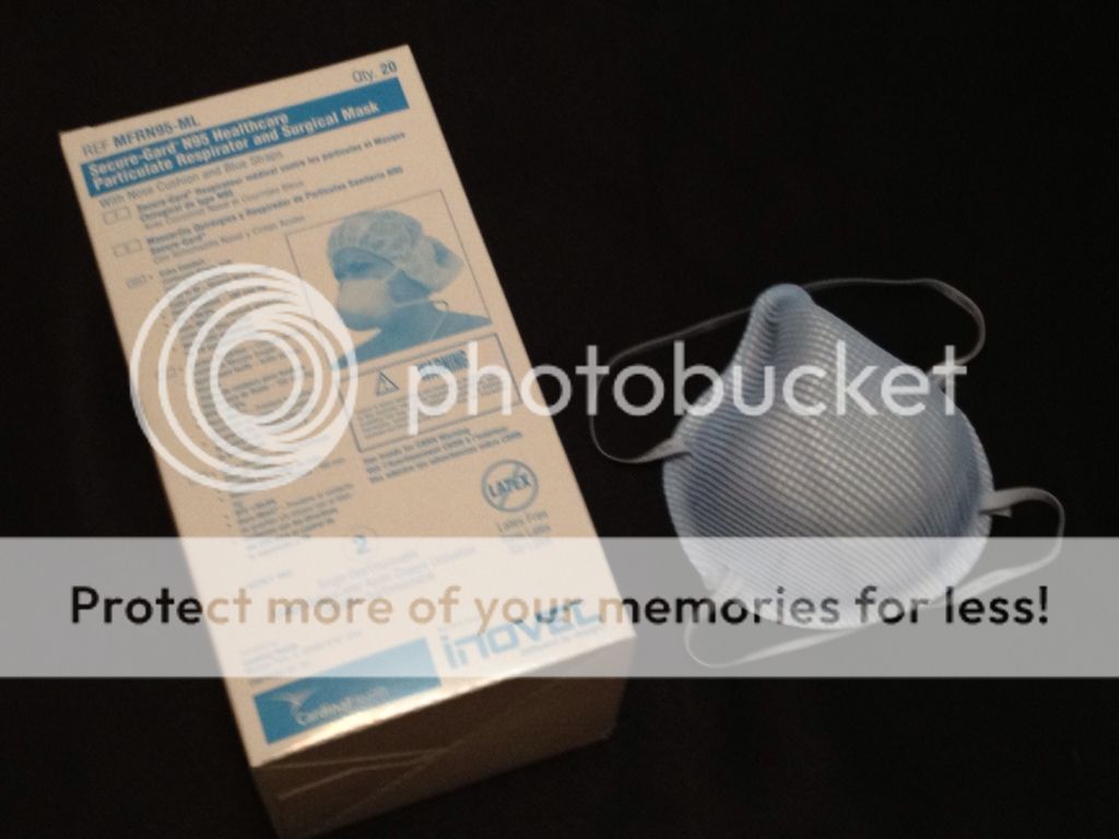 SECUREGARD MOLDEX N95 CONSTRUCTION DEMOLITION MOLD DUST MASK MEDLG