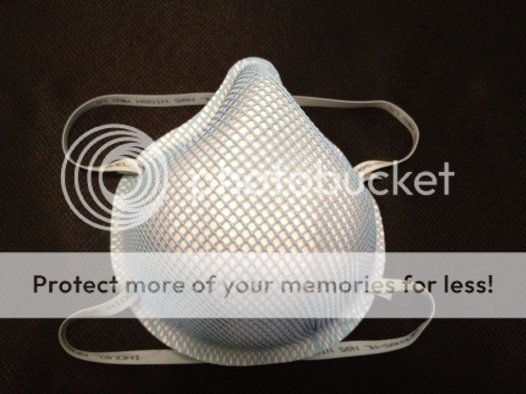 SECUREGARD MOLDEX N95 CONSTRUCTION DEMOLITION MOLD DUST MASK MEDLG